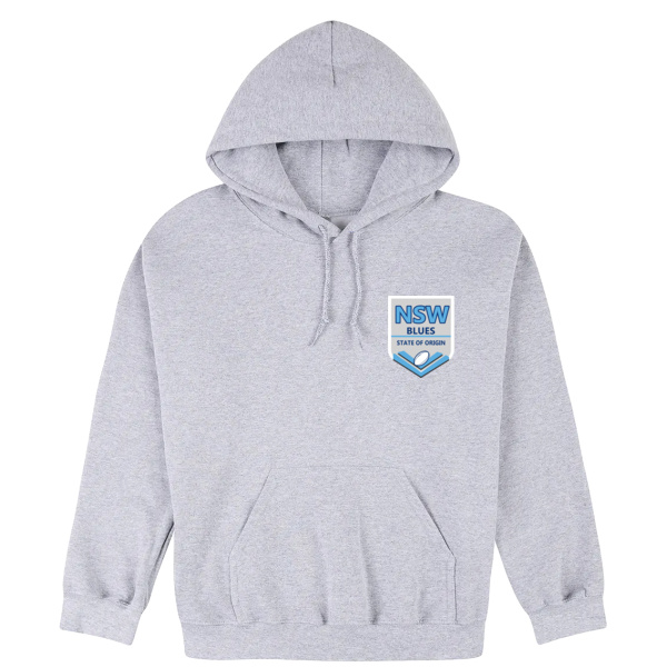 Men's Blue Army Two-Sided Hoodie Thumbnail