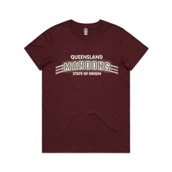 Women's Maroons Club Tshirt Thumbnail