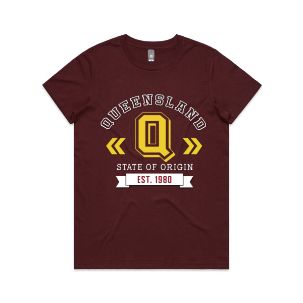 Women's Queensland Collegic Tshirt Thumbnail