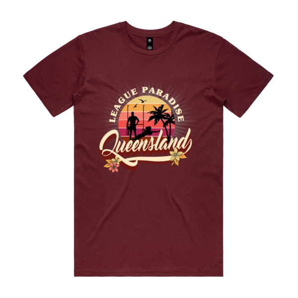 Men's Qld League Paradise Tshirt Thumbnail