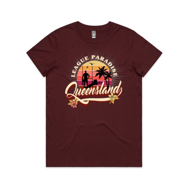 Women's Qld Paradise Tshirt Thumbnail