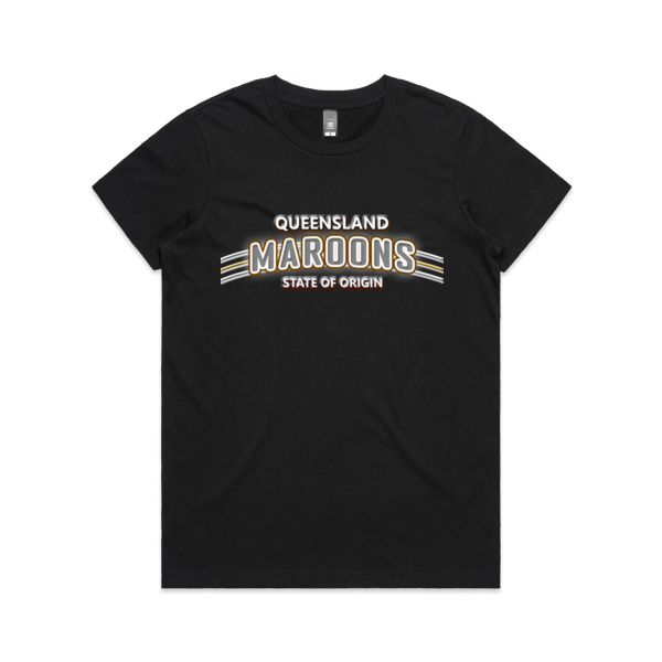 Women's Maroons Club Tshirt - Same day dispatch Thumbnail