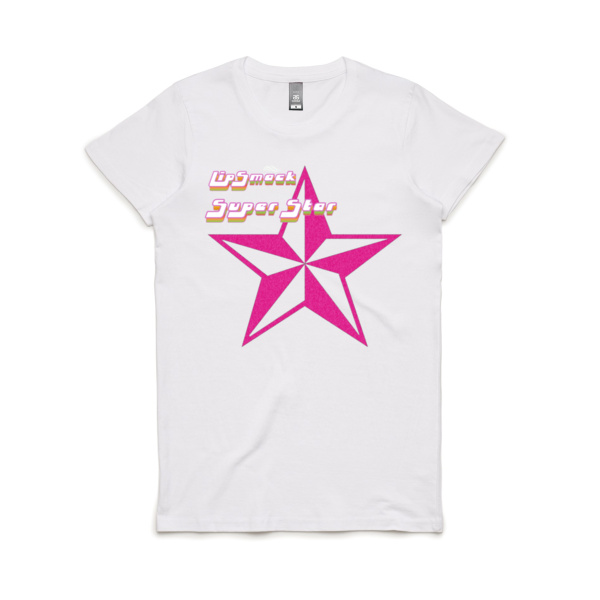LipSmack Super Star Pink T-shirt Thumbnail