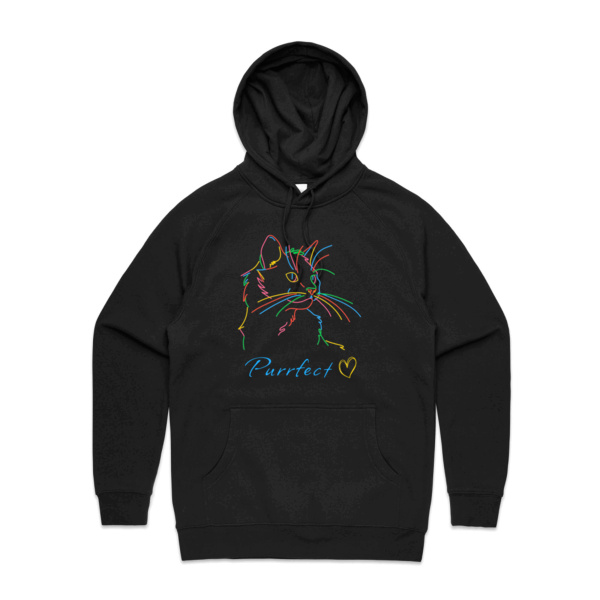 Purrfect Neon Hoodie Thumbnail