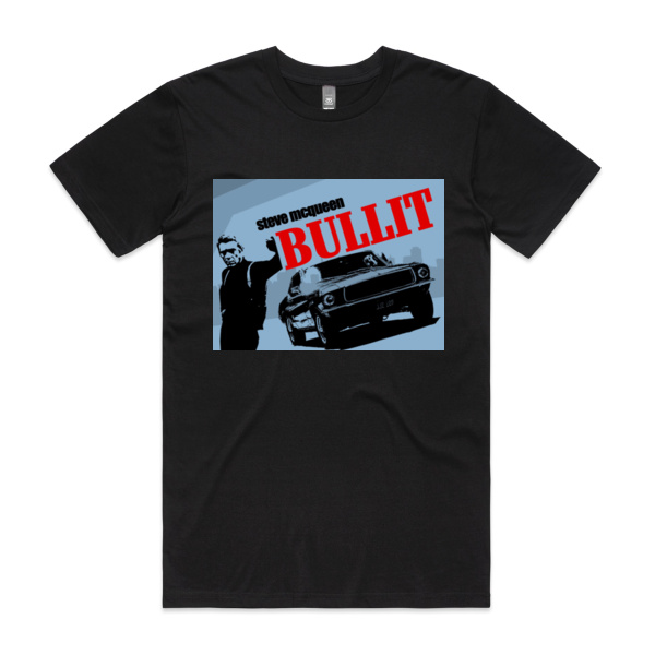 Steve McQueen Bullit T-shirt - Same day Thumbnail