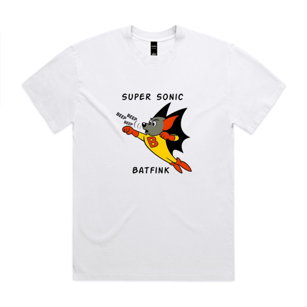 Batfink Super Sonic faded oversize drop shoulder T-shirt Thumbnail
