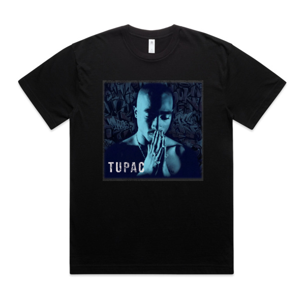 Tupac oversize drop shoulder T-shirt Thumbnail