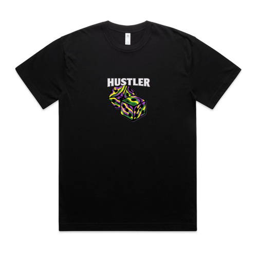 Hustler dark oversize drop shoulder T-shirt Thumbnail