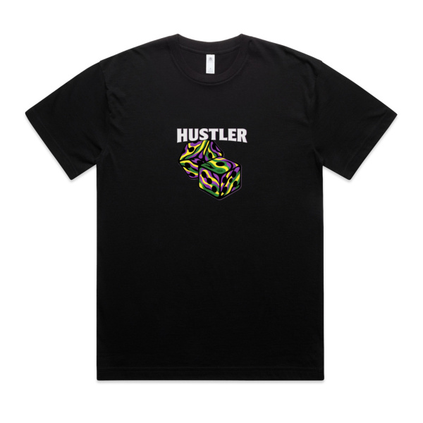 Hustler dark oversize drop shoulder T-shirt Thumbnail