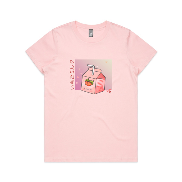 Fight or Flight Strawberry milk T-shirt Thumbnail