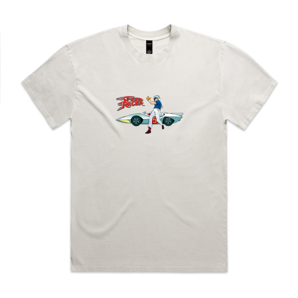 Speed Racer faded oversize drop shoulder T-shirt Thumbnail